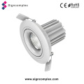 Montaje en superficie / Empotrable Muere Aluminio 7W Giratorio LED COB Downlight